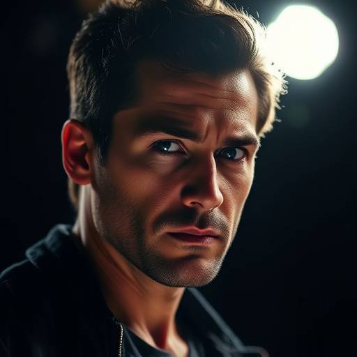 Actor concentrating on a scene, showcasing acting basics